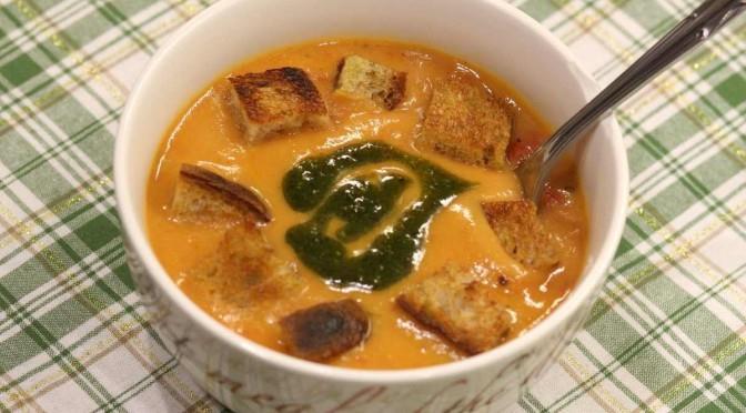 Zupa pomidorowa z mascarpone