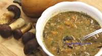 Pikantna zupa grzybowa z dynią