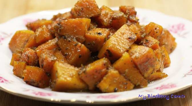 Smażona dynia – dodatek do obiadu