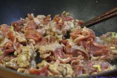 Wieprzowina z grzybami mun