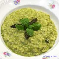 Szparagowe risotto