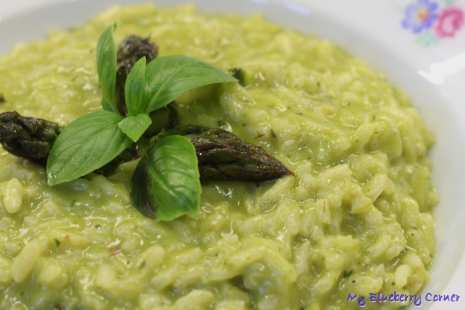 Szparagowe risotto
