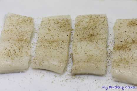 Halibut z zielonym fricassée