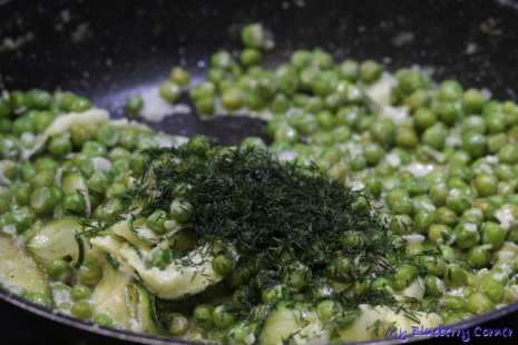 Halibut z zielonym fricassée